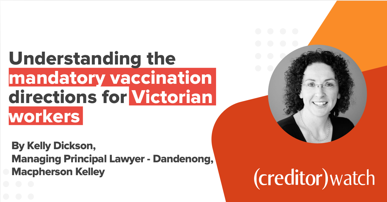 Understanding the mandatory vaccination directions for Victorian workers