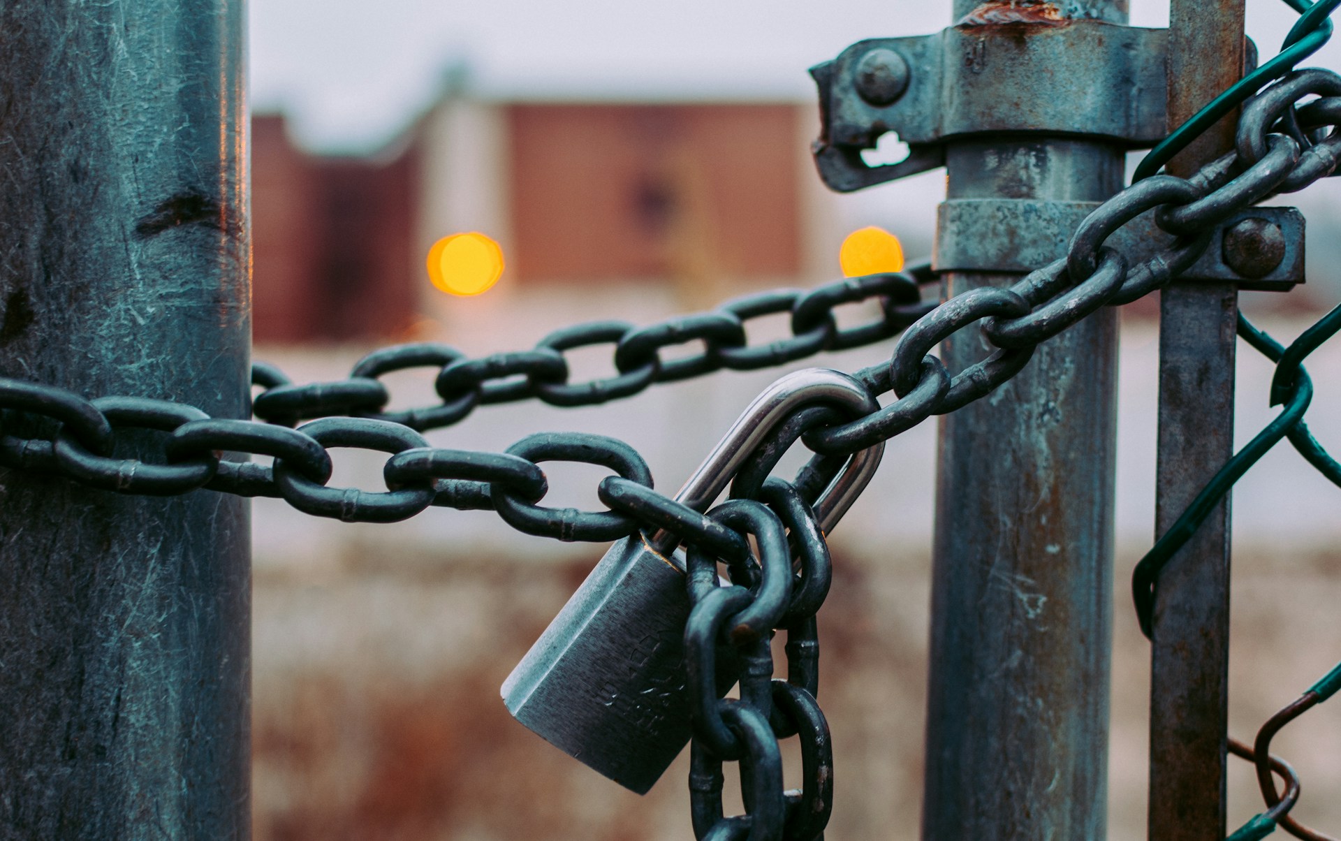 chain with padlock