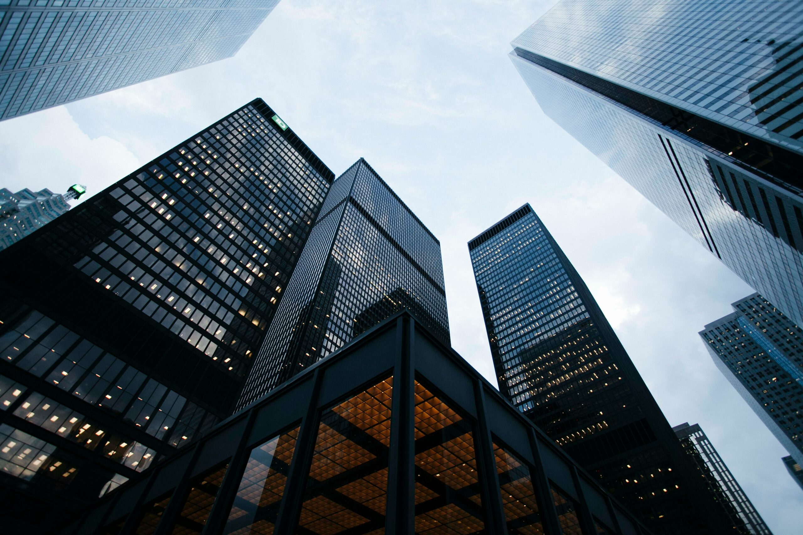 photo of office buildings in the city