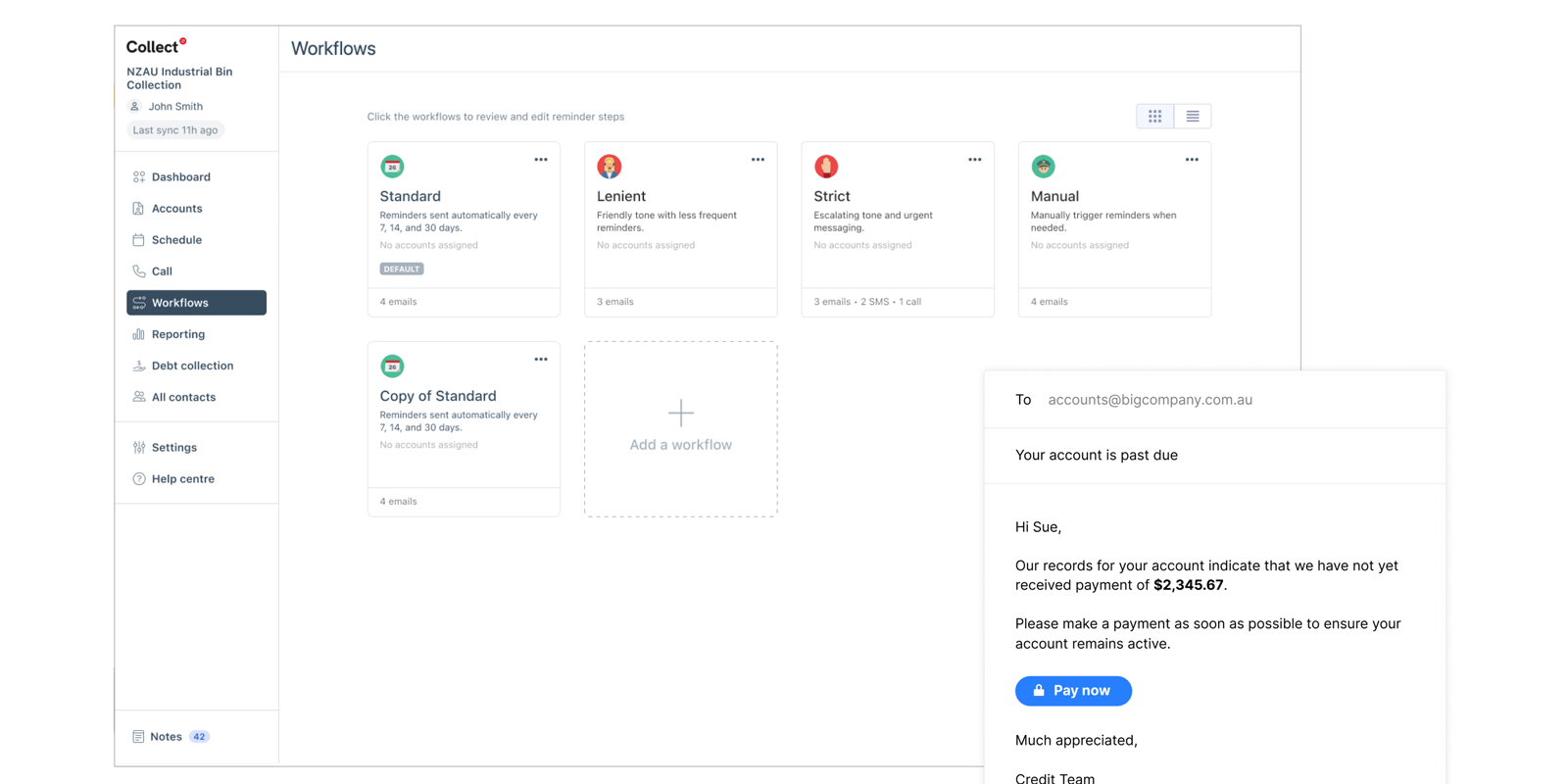 Built for receivables